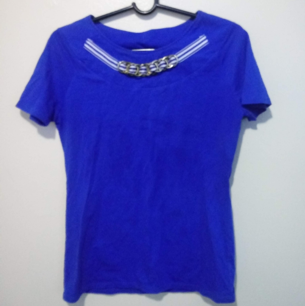 Blue Stephanie Rogers shirt